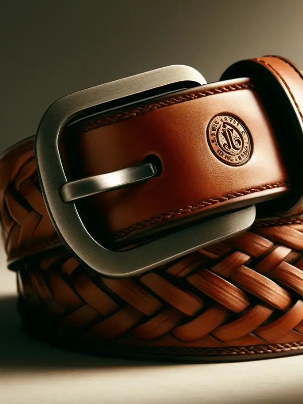 Woven Leather Belt