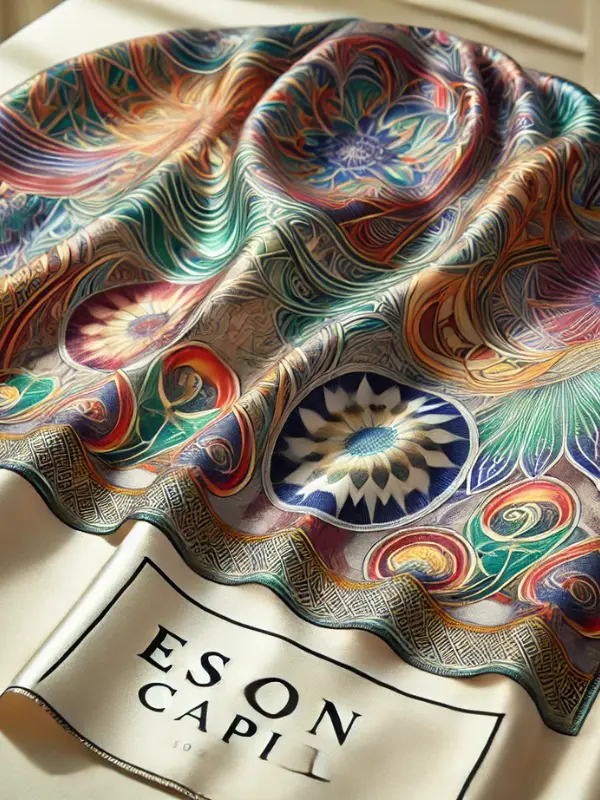 Silk Scarf in Multicolor