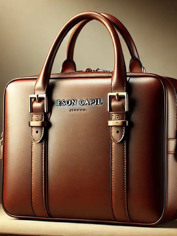 Elegant Satchel in Brown